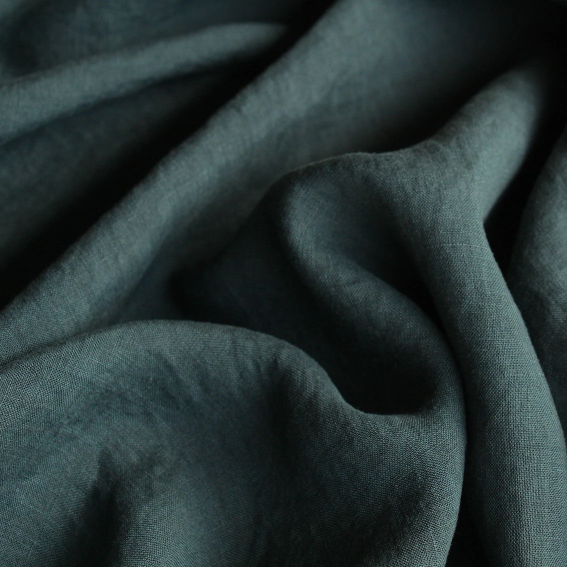 Linford Dark Forest Washed Linen 4 Linford Dark Forest Washed Linen - Image 2