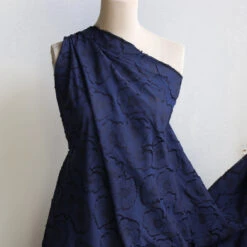 Mani Fiori Jacquard Navy/Black -Silk Haven Shop IMG 3965 24dfdc3d a2bc 4f55 bedb 9060f70aafd4