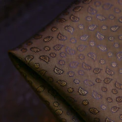 Cachemire Bronze/Black Mini Paisley - Fancy Lining