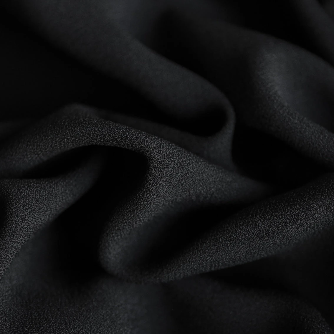 Brioni Nero Satin Backed Crepe 4 Brioni Nero Satin Backed Crepe - Image 2