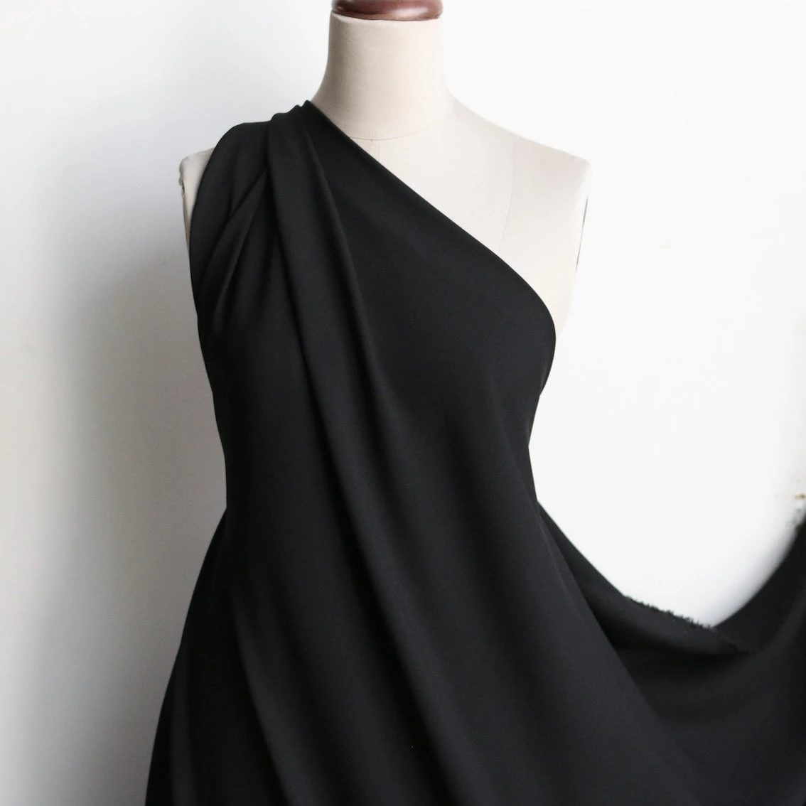 Brioni Nero Satin Backed Crepe 6 Brioni Nero Satin Backed Crepe - Image 4