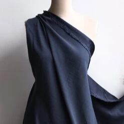 Dawn Navy Viscose/Linen -Silk Haven Shop IMG 4459 f7c4b7c5 cfce 4d2b bf32 0e864018f186