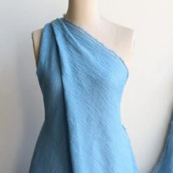 Lisbon Sky Crinkle Linen -Silk Haven Shop IMG 4524 f85303be 4c9d 4052 90dd 5d3dd67683c3