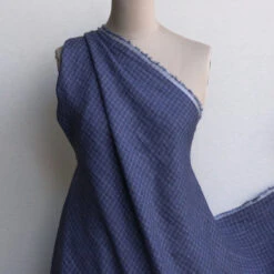 Lottie Blue/Sky Check Washed Linen -Silk Haven Shop IMG 5349 aa98a91c 3592 4518 9d4e d907a413ab72