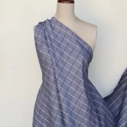 Navy White Grid -Silk Haven Shop IMG 5358 4387ac3f 43f9 47b9 bde9 9abbe82f3f19