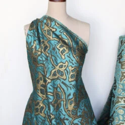 Golden Jade Jacquard -Silk Haven Shop IMG 5834