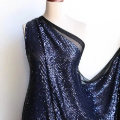 Luna Midnight Sequinned Stretch Mesh -Silk Haven Shop IMG 5901 e6bf0768 cfa2 4888 b1b8 fc521cdd5920