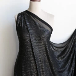 Luna Matte Black Sequinned Stretch Mesh 10 Luna Matte Black Sequinned Stretch Mesh -Silk Haven Shop IMG 5914 a15f3e1a 8ce1 49be a5da bac42fb9c4f5