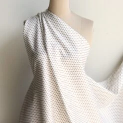 Pois Caffe Cotton Pique 10 Pois Caffe Cotton Pique -Silk Haven Shop IMG 6175 79469f6e 31bf 4e12 990d a3a4406f7d22