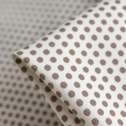 Pois Taupe Cotton Pique