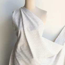 Pois Taupe Cotton Pique -Silk Haven Shop IMG 6179 b035efac 430e 4f94 89e4 bdb5b17a8f11