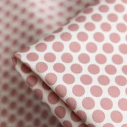 Spot Blush Stretch Cotton Sateen