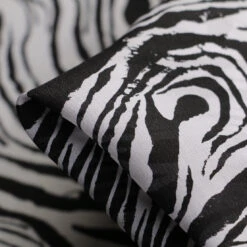 Ebony Twisters - Silk Crepe De Chine