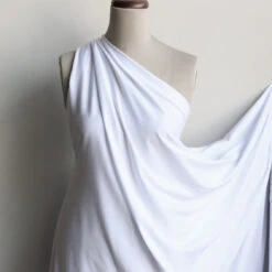 Bianco Ottico Cotton Jersey -Silk Haven Shop IMG 6306