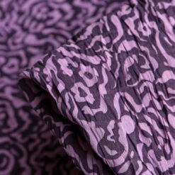 Grape Ripple Crinkle Viscose