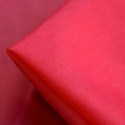 Red Cotton/Silk Voile