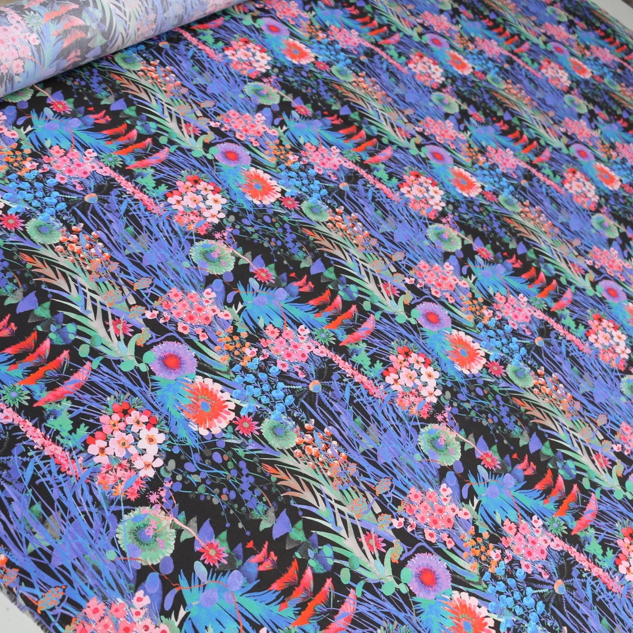 Tresco Black -Liberty Tana Lawn™ 6 Tresco Black -Liberty Tana Lawn™ - Image 4