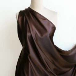 Chocolate Silk Satin - 22mm -Silk Haven Shop IMG 6639 562b59b2 77f8 4b04 8757 9a16e1899a86