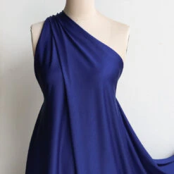 Bluette Jersey Wool Knit -Silk Haven Shop IMG 6688 cf425ce1 0059 45ba b474 710629f90692