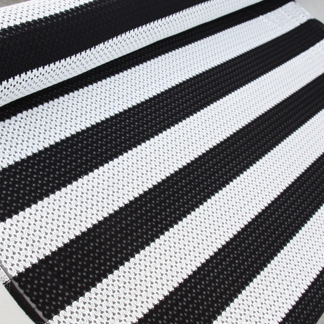 Black Cut White Embroidered Tulle 6 Black Cut White Embroidered Tulle - Image 4