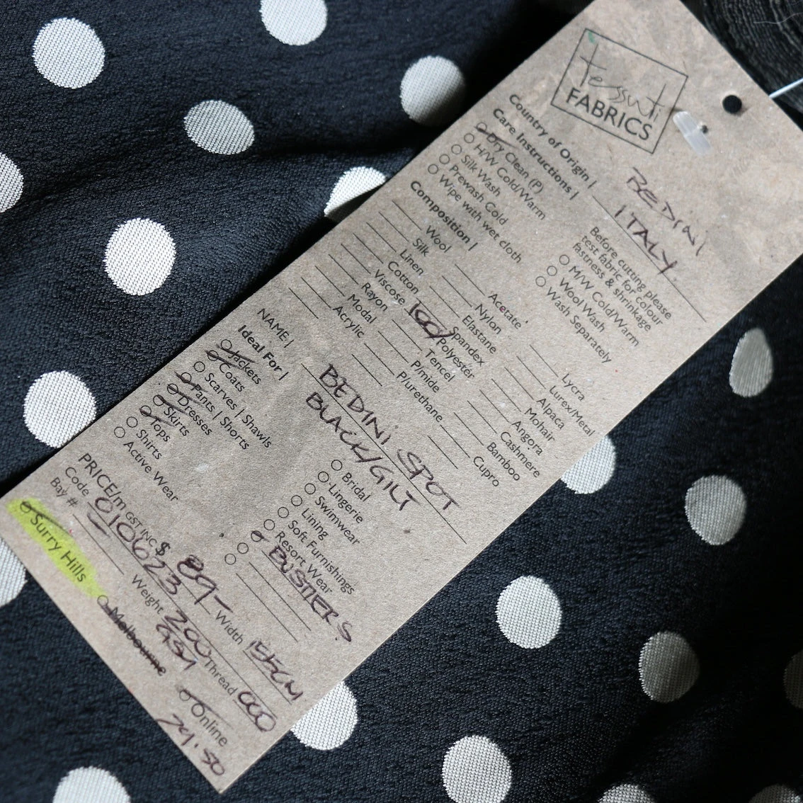 Bedini Spot Black/Gilt 7 Bedini Spot Black/Gilt - Image 5