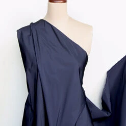 Navy Life Faille Ottoman -Silk Haven Shop IMG 6936