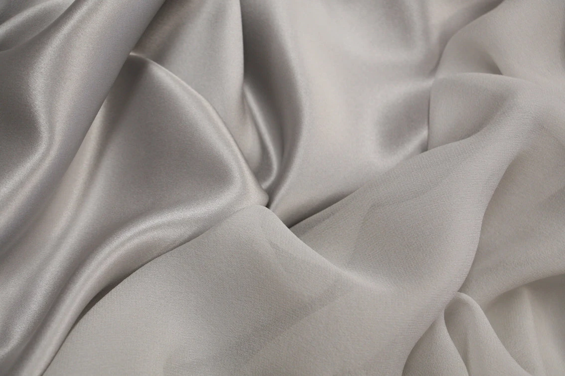 Silver Silk Satin - 22mm 6 Silver Silk Satin - 22mm - Image 4