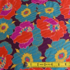 Ikat Anemone Red - Liberty Tana Lawn™ -Silk Haven Shop IMG 7224 28372102 517c 4883 8d3e fec352fac682