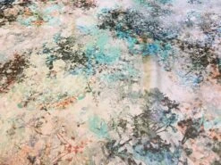 Jardin Teal Chiffon Silk -Silk Haven Shop IMG 7538