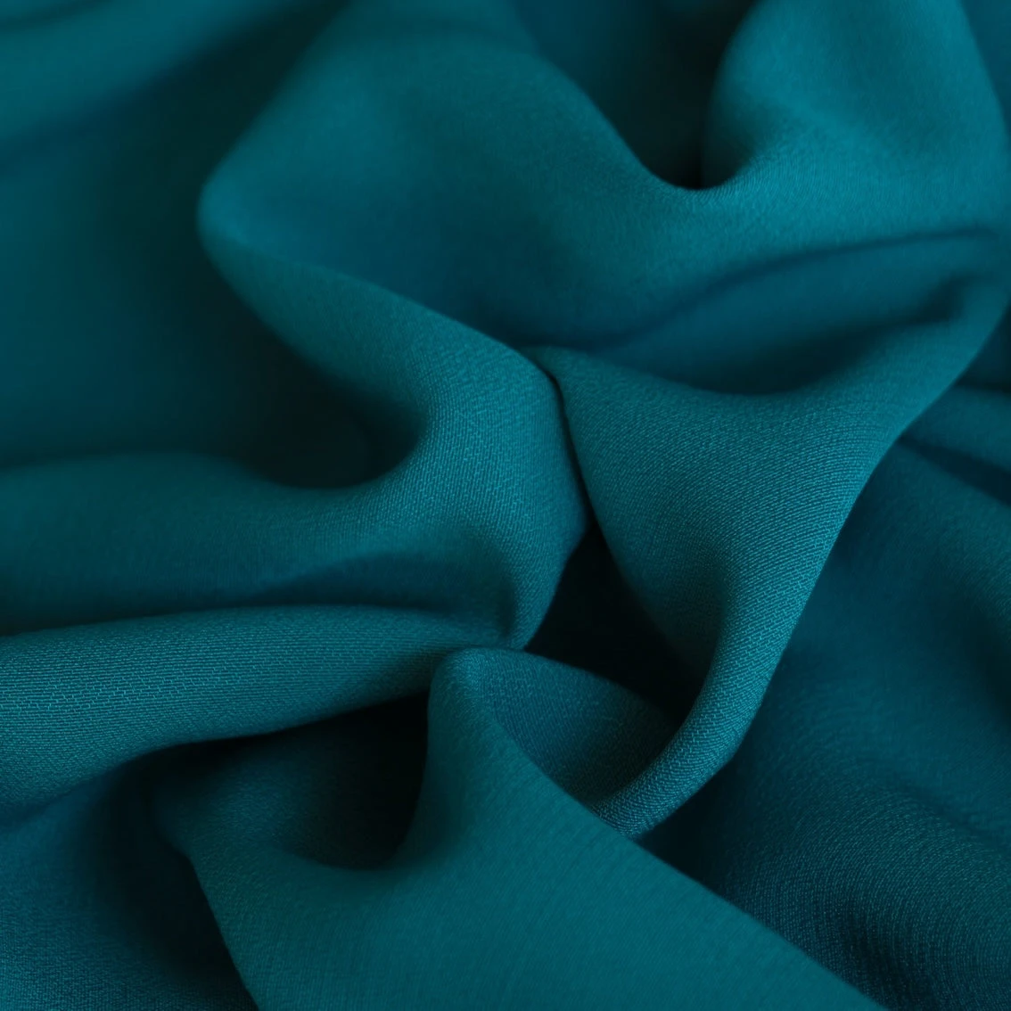 Lara Turquoise Satin Backed Wool/Acetate 4 Lara Turquoise Satin Backed Wool/Acetate - Image 2