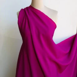 Lara Magenta Satin Backed Wool/Acetate -Silk Haven Shop IMG 7553 b5028b00 5de0 4643 affc 76275738e1c4