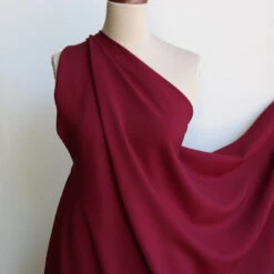Lucia Claret Satin Backed Wool/Acetate/Viscose -Silk Haven Shop IMG 7563 b892dc74 fc8d 4eaa 929d 9358aa9598ed