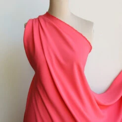 Coral Cady Crepe -Silk Haven Shop IMG 7567 35de180b 5fd8 4ad1 83ce 3f2d17dc5337