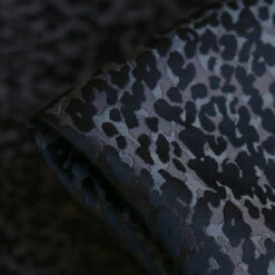 Feline Jacquard Charcoal/Black