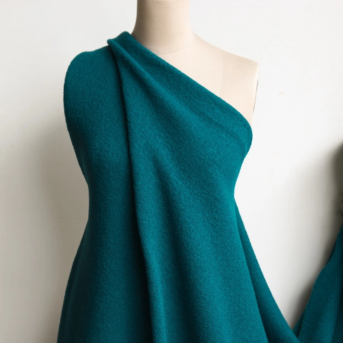 Bollito Teal - Boiled Wool 7 Bollito Teal - Boiled Wool - Image 5