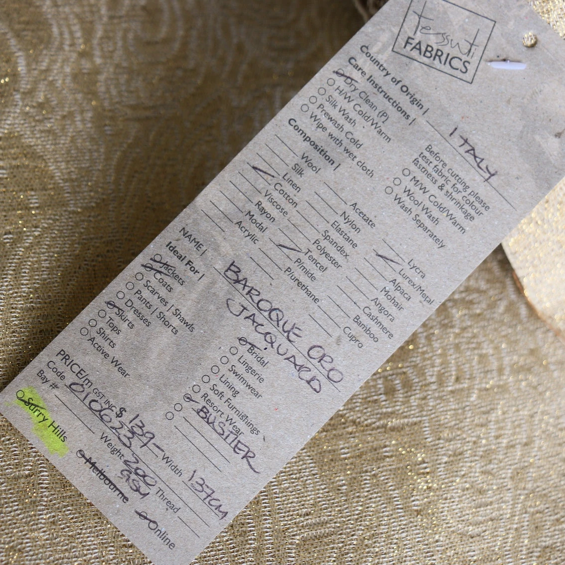 Brocade Oro Jacquard 5 Brocade Oro Jacquard - Image 3