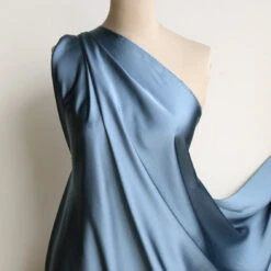 Steel Blue Viscose Cupro 10 Steel Blue Viscose Cupro -Silk Haven Shop IMG 7962 610ba72d 475d 4d20 a65f cc5a05d51161