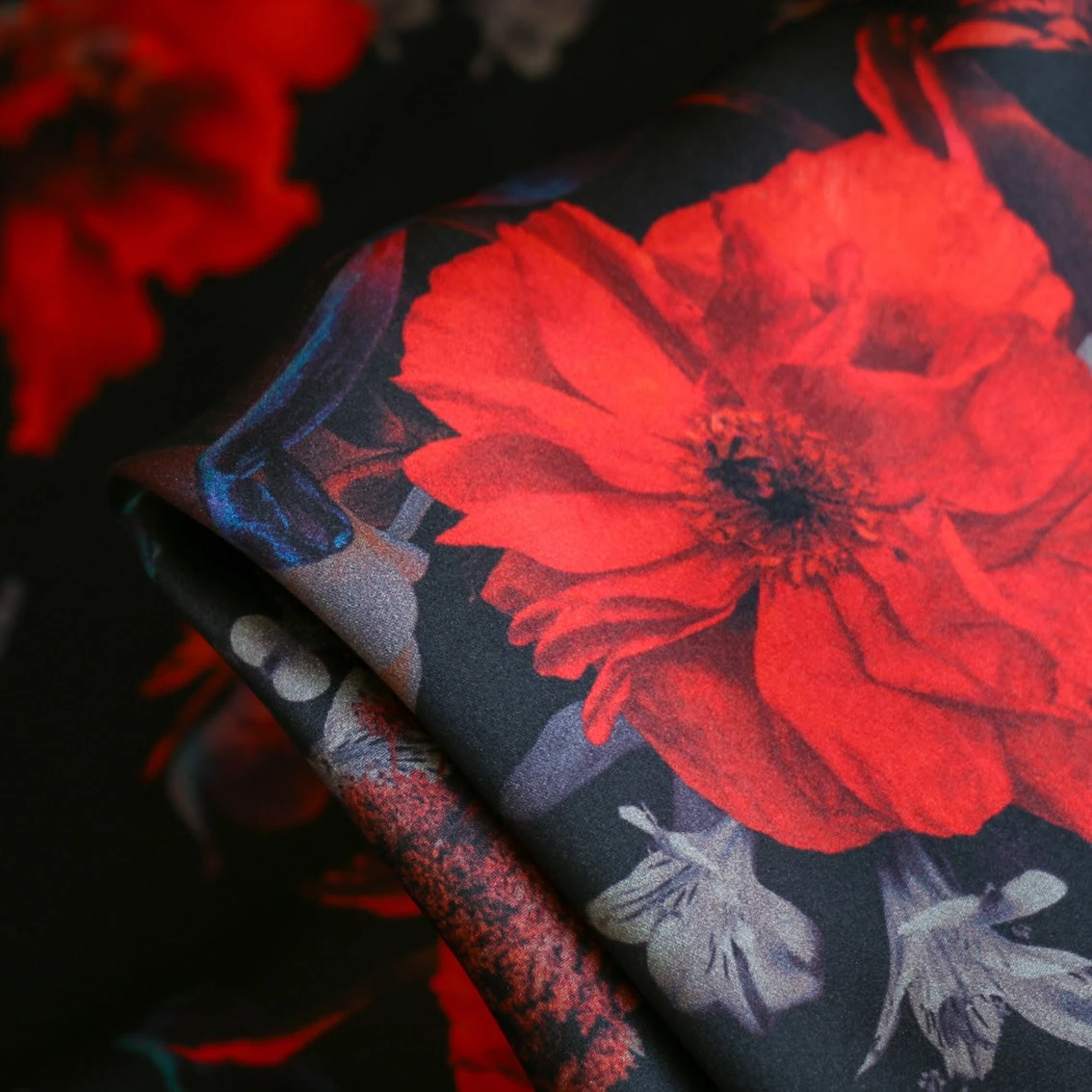 Persephone Black Silk Satin 3 Persephone Black Silk Satin