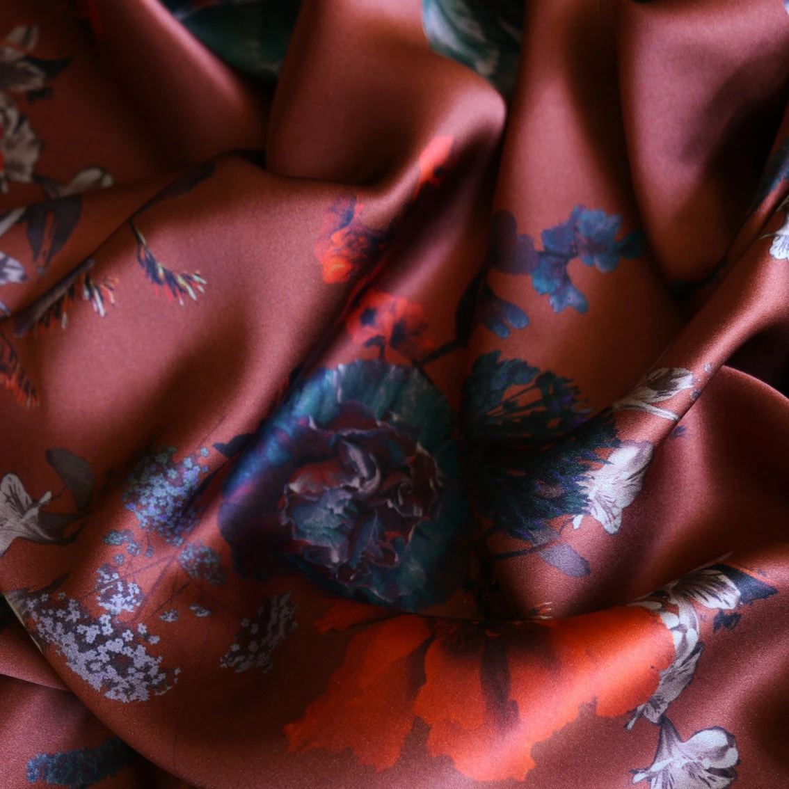 Ophelia Henna Silk Satin 4 Ophelia Henna Silk Satin - Image 2