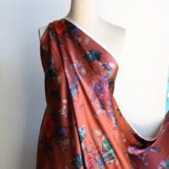 Ophelia Henna Silk Satin 12 Ophelia Henna Silk Satin -Silk Haven Shop IMG 8014 6c24d38f 9e17 468f aa9d e67174538d95