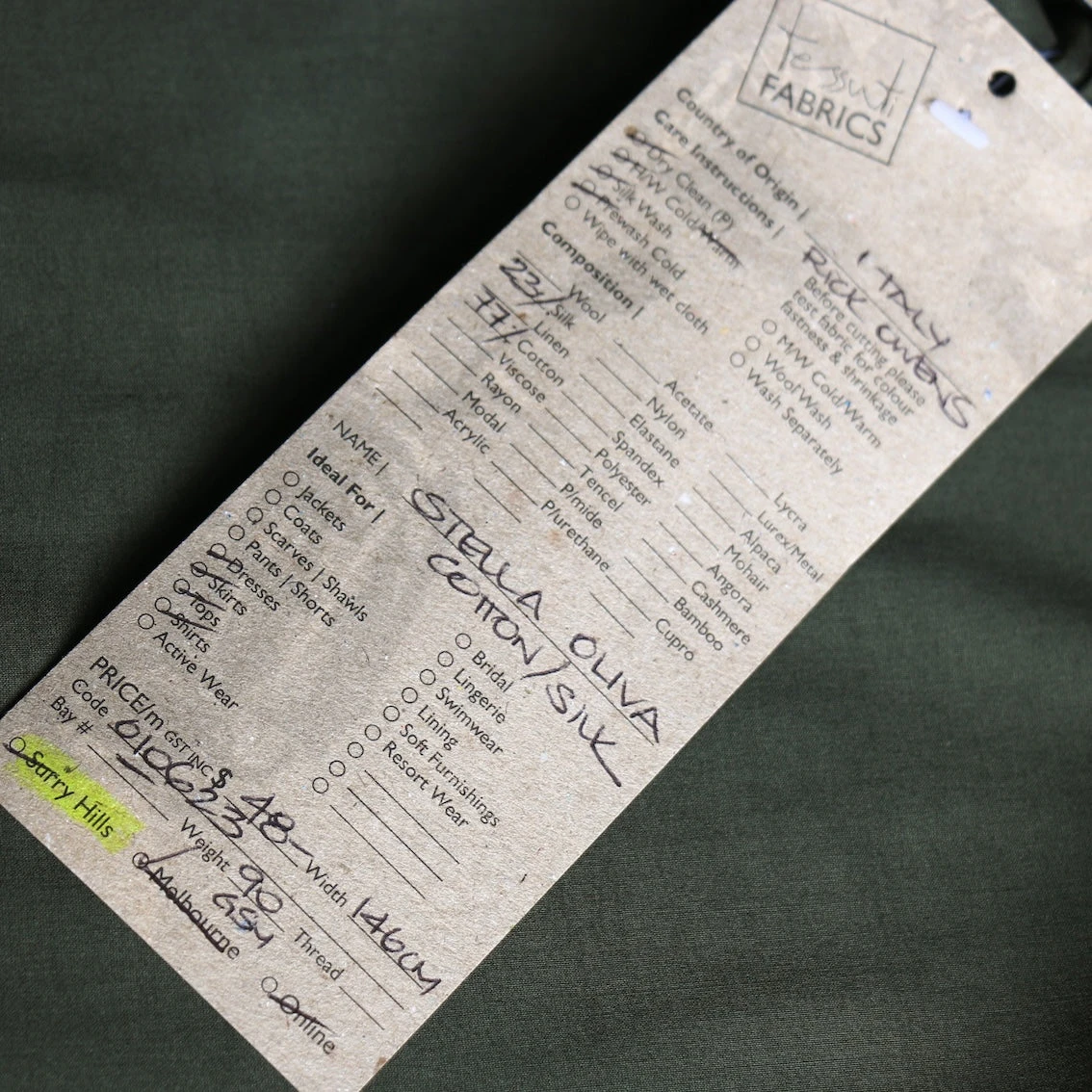 Stella Olive Cotton/Silk 5 Stella Olive Cotton/Silk - Image 3