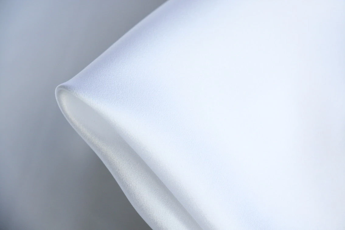 White Silk Satin - 22mm 3 White Silk Satin - 22mm