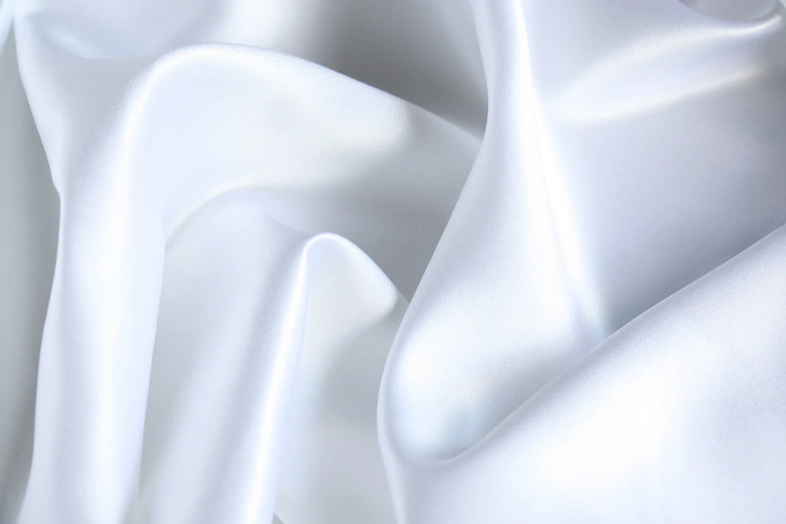 White Silk Satin - 22mm 4 White Silk Satin - 22mm - Image 2