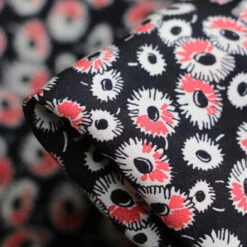 Daisy Nero Silk Crepe De Chine