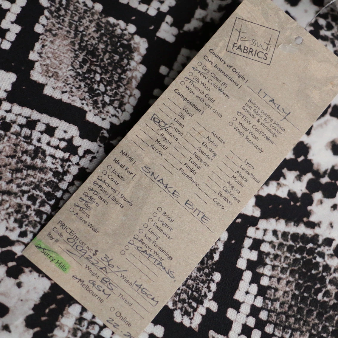 Snake Bite Viscose 6 Snake Bite Viscose - Image 4