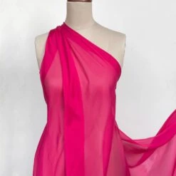 Lady Magenta Silk Chiffon -Silk Haven Shop IMG 8753 ffc4c8b6 713a 4ce6 8ef2 3a3fd5f7cc53