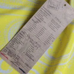 Limoncello Paisley Silk Crepe De Chine -Silk Haven Shop IMG 8828