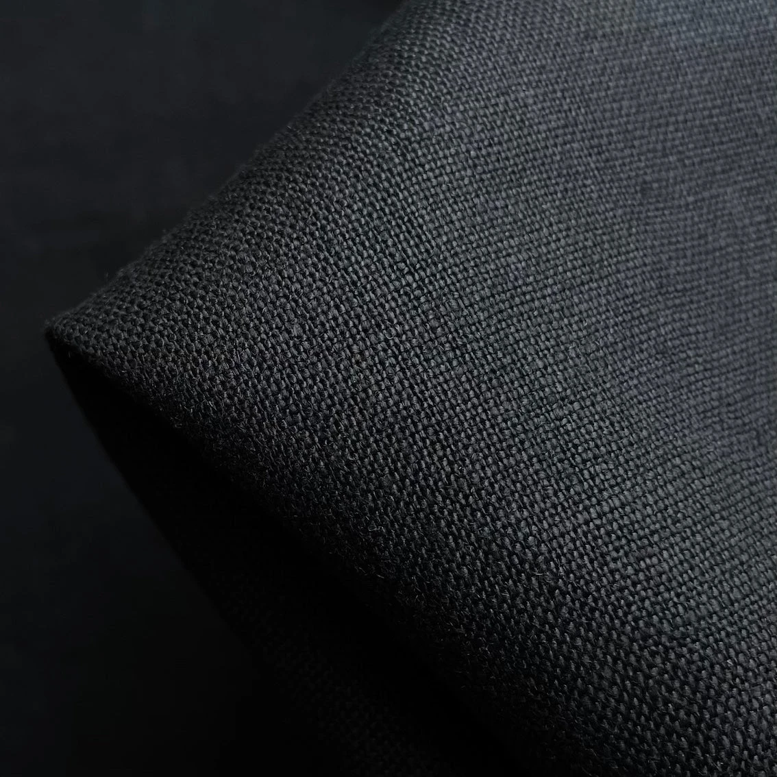 Heavy Black Linen 3 Heavy Black Linen