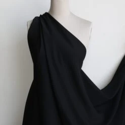 Claudio Nero Wool Twill -Silk Haven Shop IMG 8933