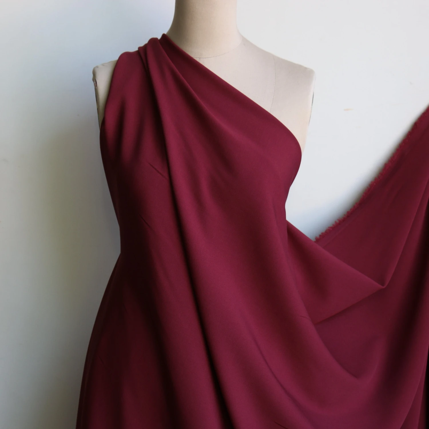 Gisella Claret Wool Twill 6 Gisella Claret Wool Twill - Image 4